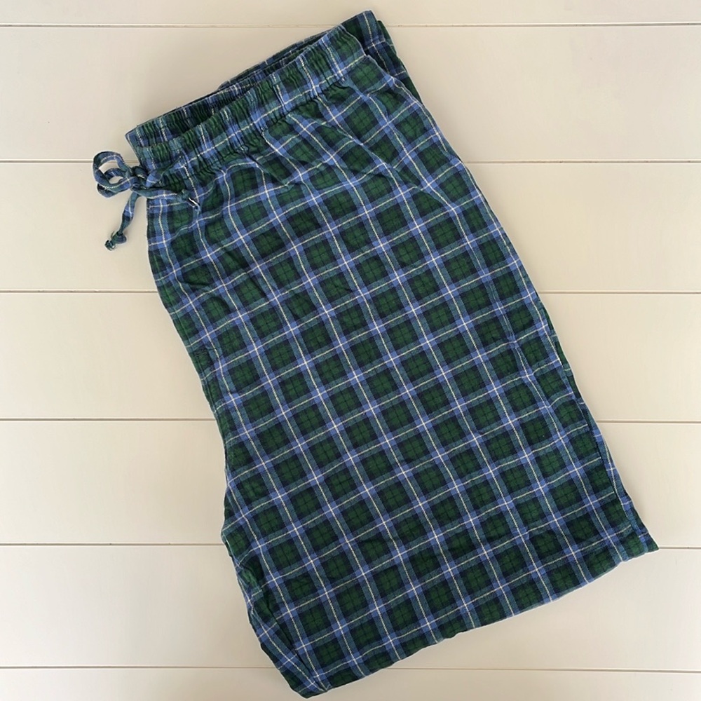LANDS’ END Flannel Plaid Lounge Pants